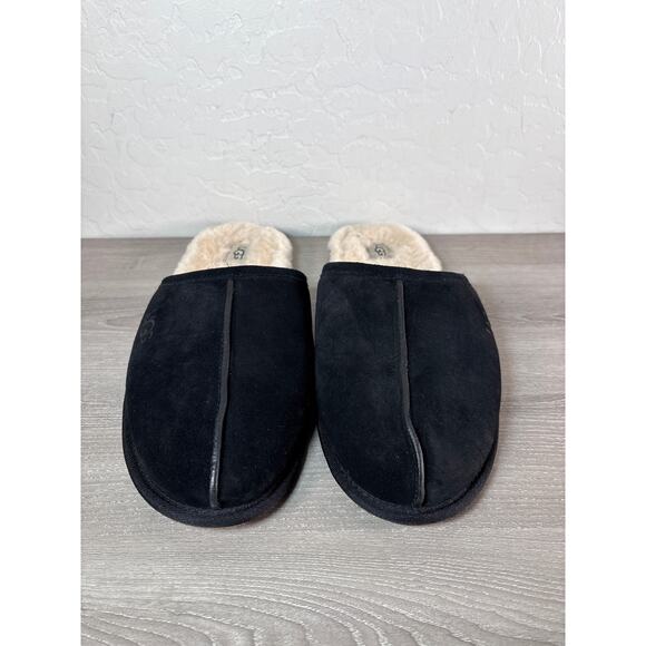 UGG Men's SCUFF Casual Comfort Suede Slip On Slippers BLACK 1101111 US 14 UK 13 - Picture 3 of 7